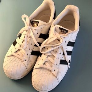 Adidas White Superstar Sneakers